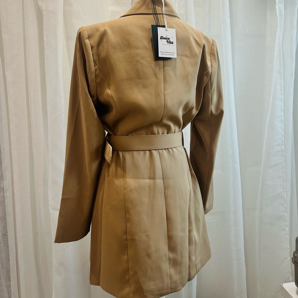Dolce Vita Jacket in Tan sizes S, M, L